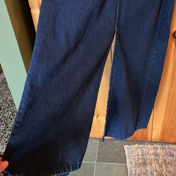 VTG • LEE Incredible vintage ladies large Lee denim farm coat w corduroy cOLLAR - Picture 5 of 5